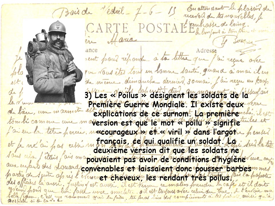 Lettre De Soldat De La Première Guerre Mondiale Exemple de Lettre